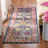 Safavieh Granada 2'-2" x 7'-0" Rug in Blue / Fuchsia