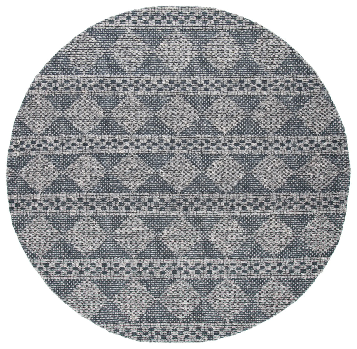 Safavieh Marbella 7'-0" x 7'-0" Rug in Dark Grey