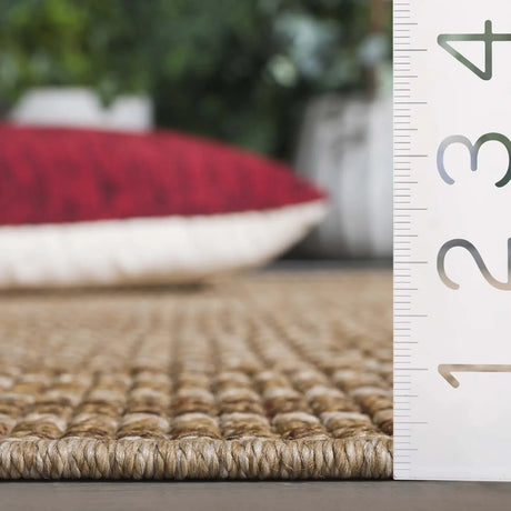 Safavieh Wicker 4'-0" x 6'-0" Rug in Natural / Brown