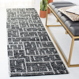Safavieh Cambridge 2'-3" x 8'-0" Rug in Black / Ivory