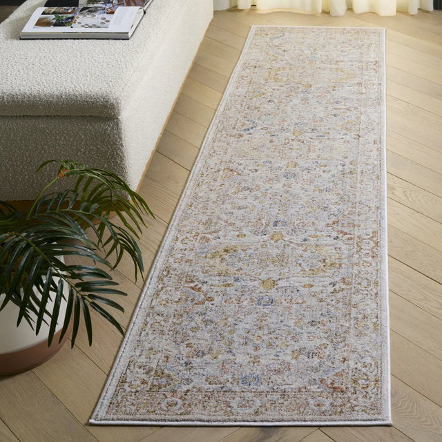 Safavieh Scarlett 400 2'-0" x 8'-0" Rug in Beige / Ivory Rust