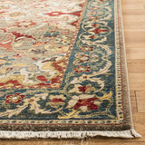 Safavieh Kashan 4'-0" x 6'-0" Rug in Taupe / Blue