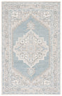 Safavieh Metro 4'-0" x 6'-0" Rug in Light Blue / Ivory