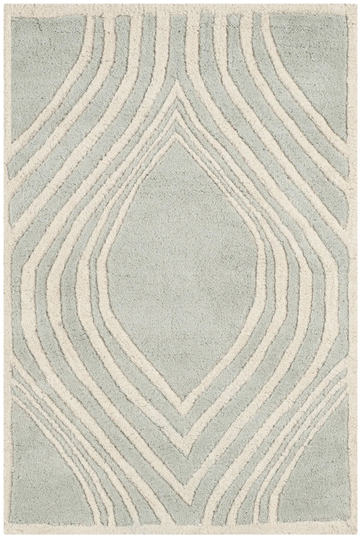 Safavieh Chatham 2'-0" x 3'-0" Rug in Grey / Ivory