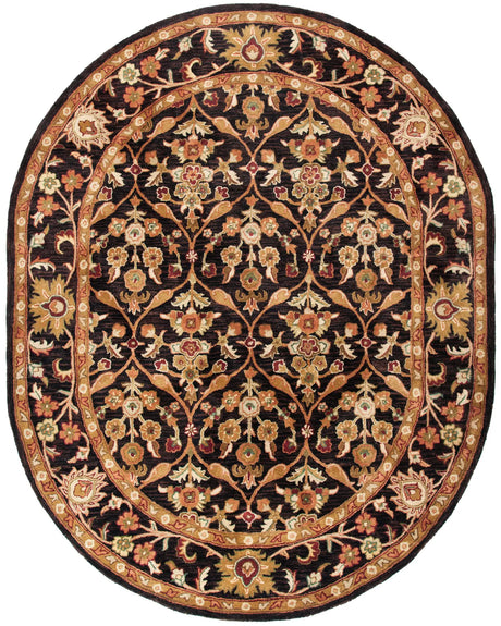 Safavieh Antiquity 7'-6" x 9'-6" Rug in Dark Plum / Gold
