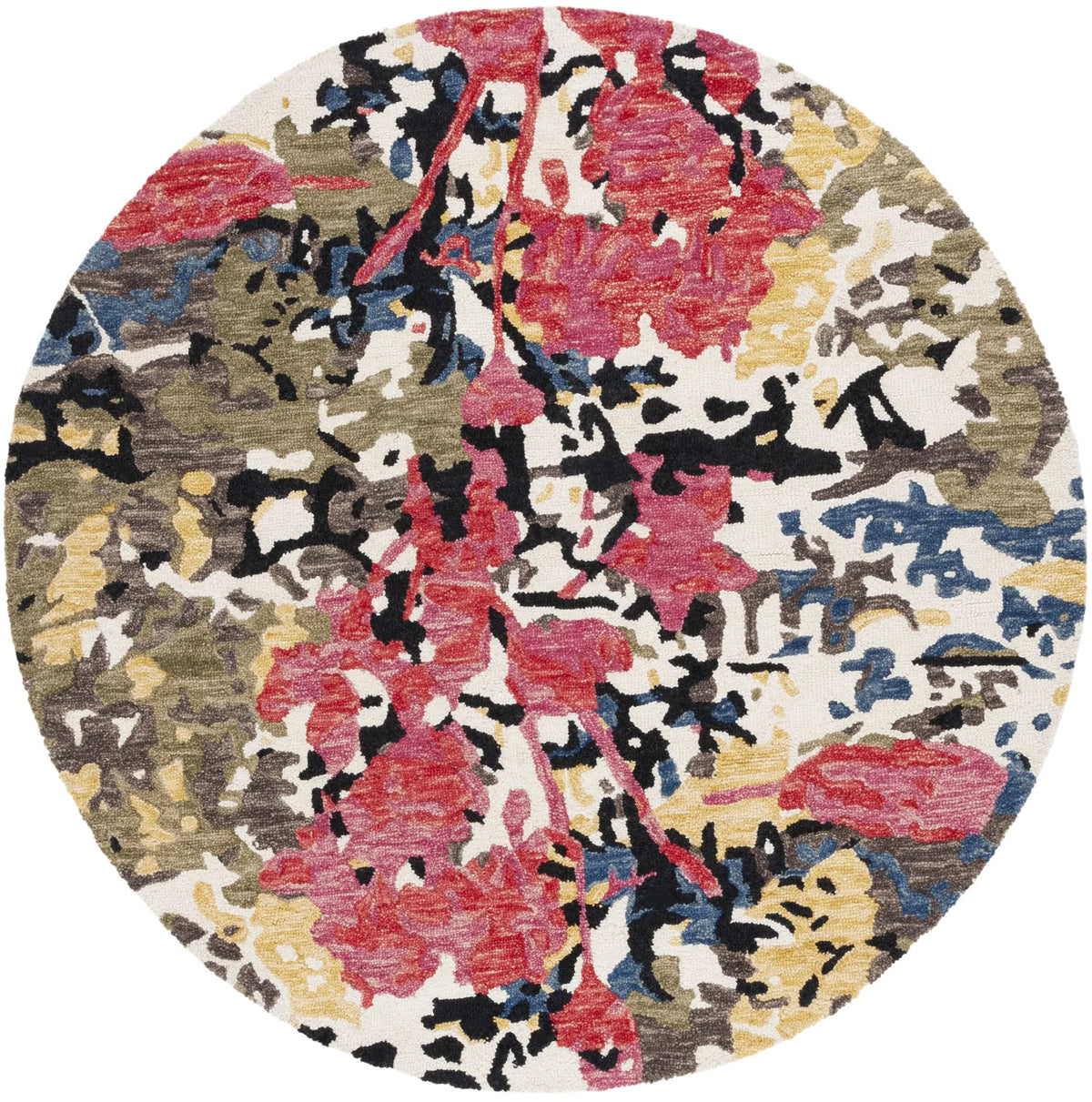 Safavieh Blossom 6'-0" x 6'-0" Rug in Green / Ivory