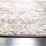 Safavieh Madison 5'-3" x 5'-3" Rug in Fuchsia / Ivory
