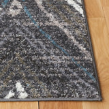 Safavieh Amsterdam 4'-0" x 6'-0" Rug in Dark Grey / Grey