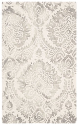 Safavieh Dip Dye 3'-0" x 5'-0" Rug in Silver / Ivory