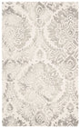 Safavieh Dip Dye 3'-0" x 5'-0" Rug in Silver / Ivory
