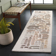 Safavieh Ebony 2'-3" x 8'-0" Rug in Beige / Ivory