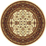 Dynamic Rugs Yazd 2803 Cream  /  Red Rugs - Round
