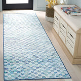 Safavieh Malibu 2'-6" x 8'-0" Rug in Grey / Aqua
