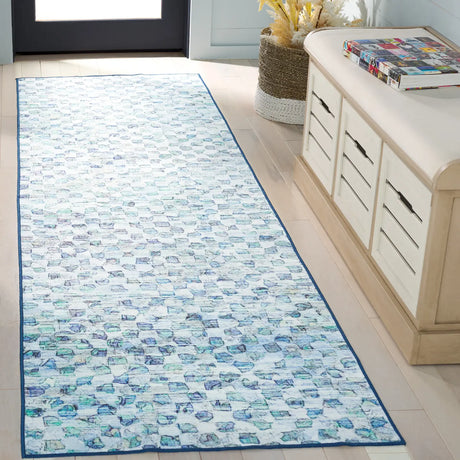 Safavieh Malibu 2'-6" x 8'-0" Rug in Grey / Aqua