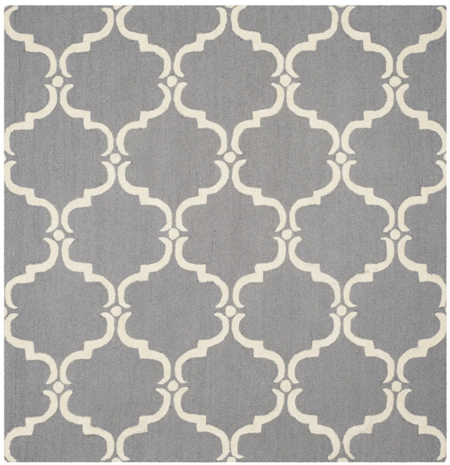 Safavieh Cambridge 6'-0" x 6'-0" Rug in Dark Grey / Ivory