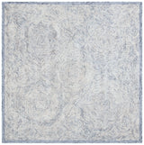 Safavieh Ikat 6'-0" x 6'-0" Rug in Silver