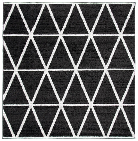 Safavieh Adirondack 6'-0" x 6'-0" Rug in Black / Ivory