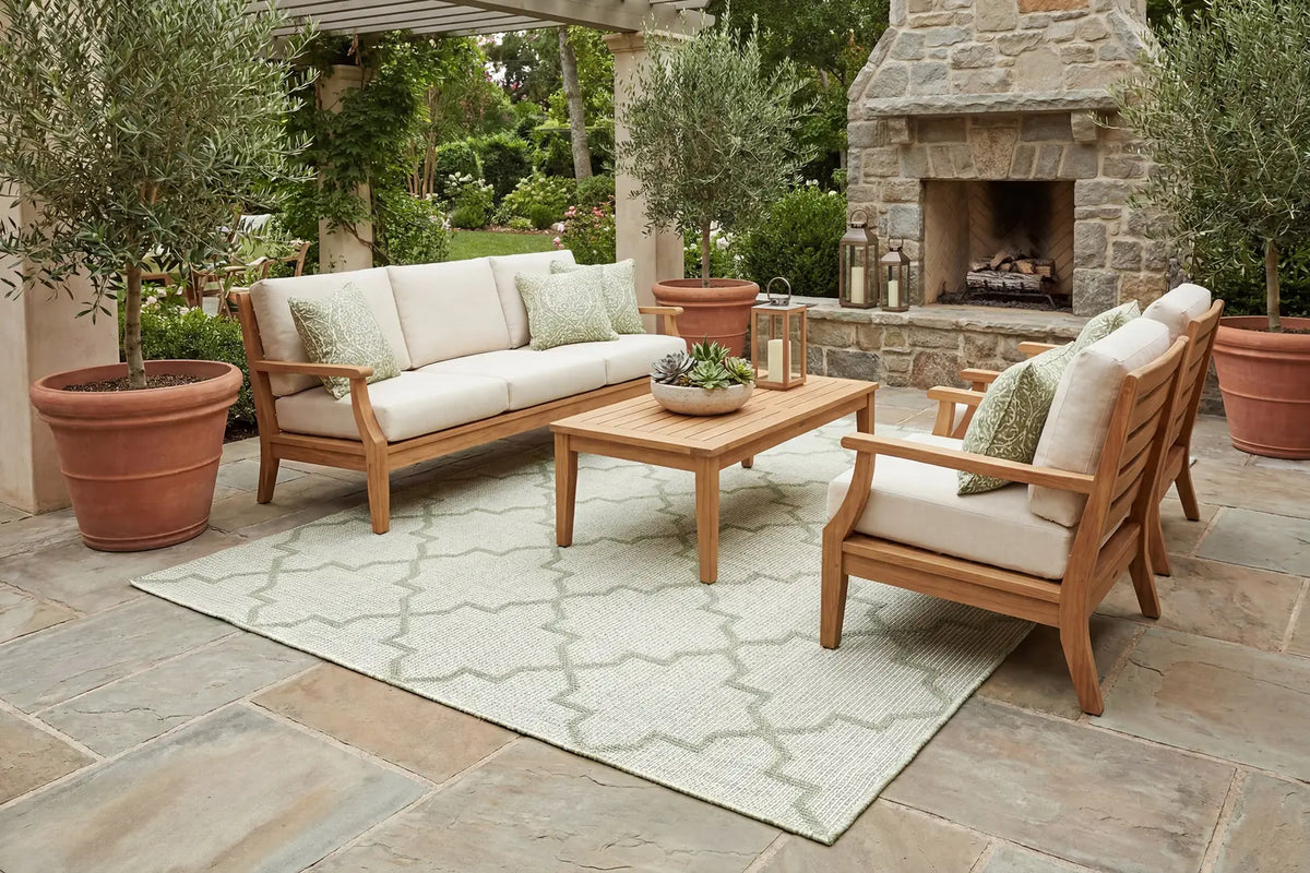 Dynamic Rugs Newport 96003 Green Rugs - Room