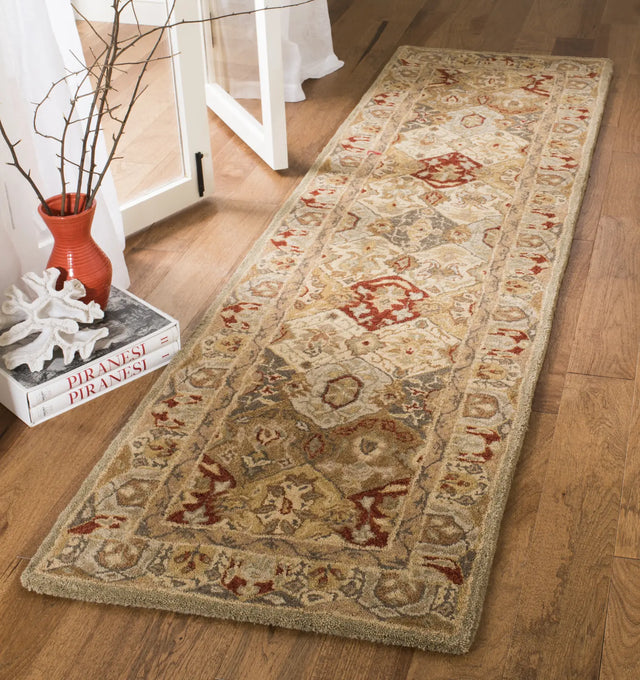 Safavieh Anatolia 2'-3" x 10'-0" Rug in Beige / Multi