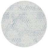 Safavieh Courtyard 6'-7" x 6'-7" Rug in Grey / Navy
