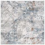 Safavieh Meadow 500 6'-7" x 6'-7" Rug in Grey / Blue
