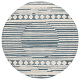 Safavieh Abstract 6'-0" x 6'-0" Rug in Grey / Ivory