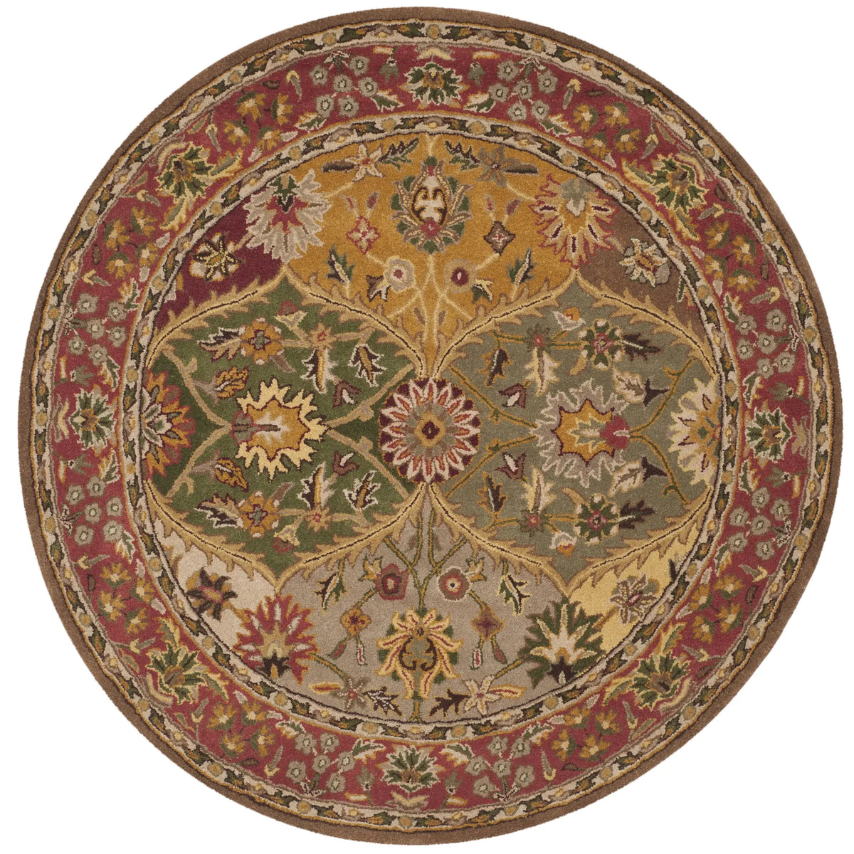 Safavieh Heritage 6'-0" x 6'-0" Rug in Multi