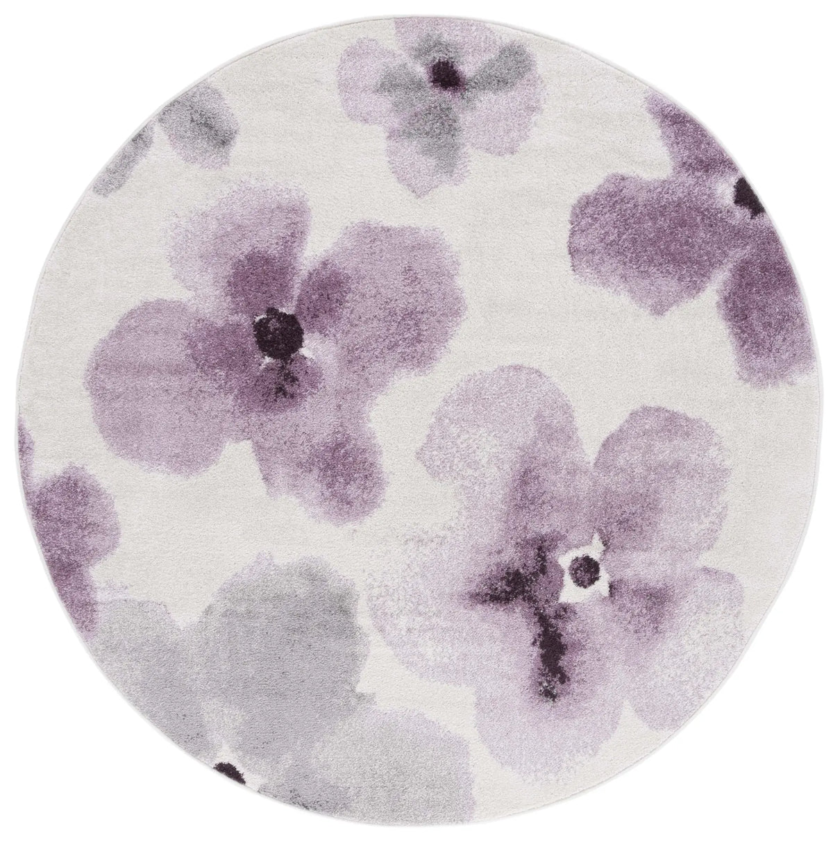 Safavieh Adirondack 6'-0" x 6'-0" Rug in Ivory / Purple