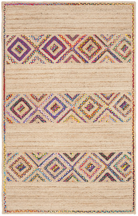 Safavieh Natural Fiber 4'-0" x 6'-0" Rug in Natural / Multi