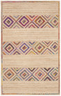 Safavieh Natural Fiber 4'-0" x 6'-0" Rug in Natural / Multi