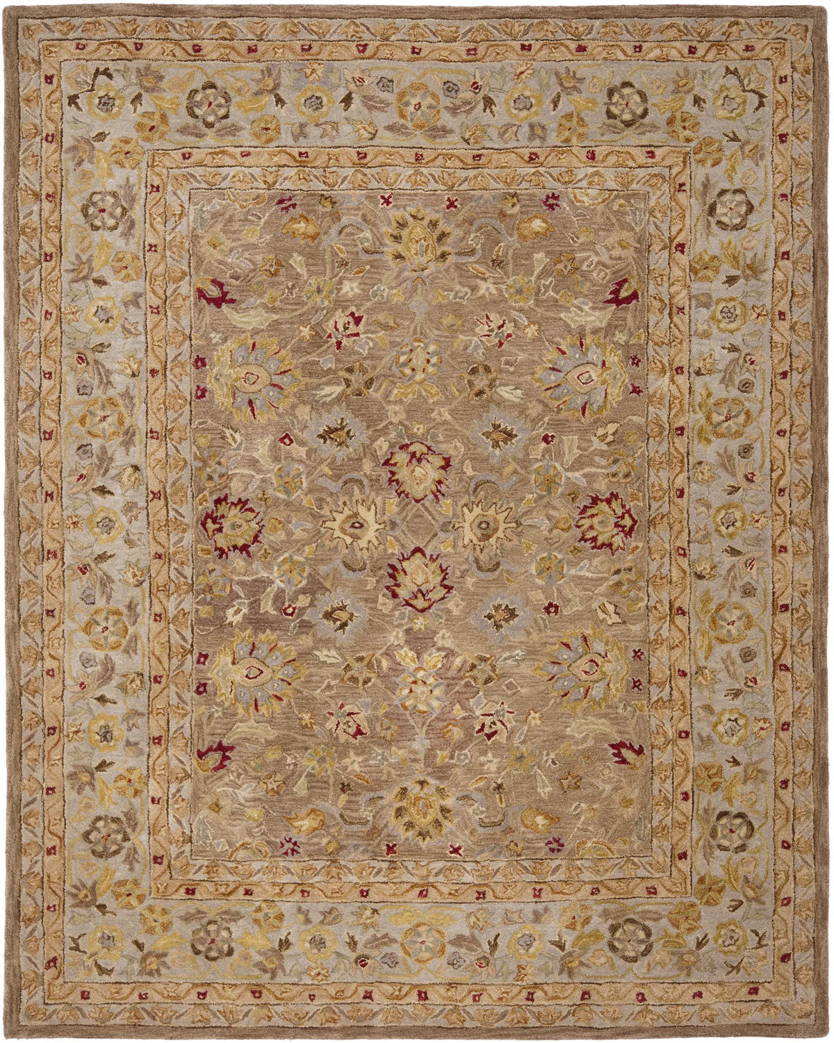 Safavieh Anatolia 9'-6" x 13'-6" Rug in Tan / Ivory