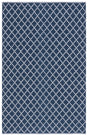 Safavieh Montauk 4'-0" x 6'-0" Rug in Navy / Ivory