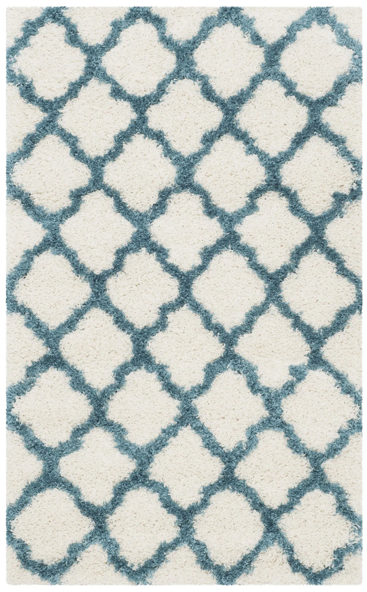Safavieh Sgk-Shag Kids 3'-0" x 5'-0" Rug in Ivory / Blue
