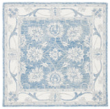 Safavieh Micro-Loop 5'-0" x 5'-0" Rug in Blue / Ivory