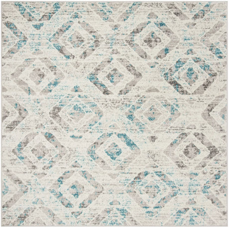 Safavieh Skyler 6'-7" x 6'-7" Rug in Ivory / Blue