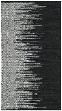 Safavieh Vintage Leather 2'-0" x 3'-0" Rug in Light Grey / Black