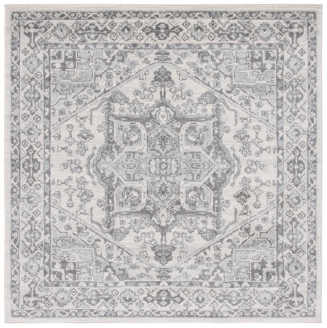 Safavieh Tulum 6'-7" x 6'-7" Rug in Ivory / Grey