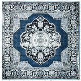 Safavieh Vintage Hamadan 6'-7" x 6'-7" Rug in Blue / Grey