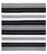 Safavieh Striped Kilim 7'-0" x 7'-0" Rug in Black / Ivory
