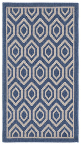 Safavieh Courtyard 2'-0" x 3'-7" Rug in Blue / Beige