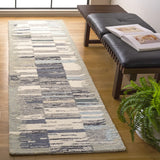 Safavieh Ebony 2'-3" x 8'-0" Rug in Ivory / Grey