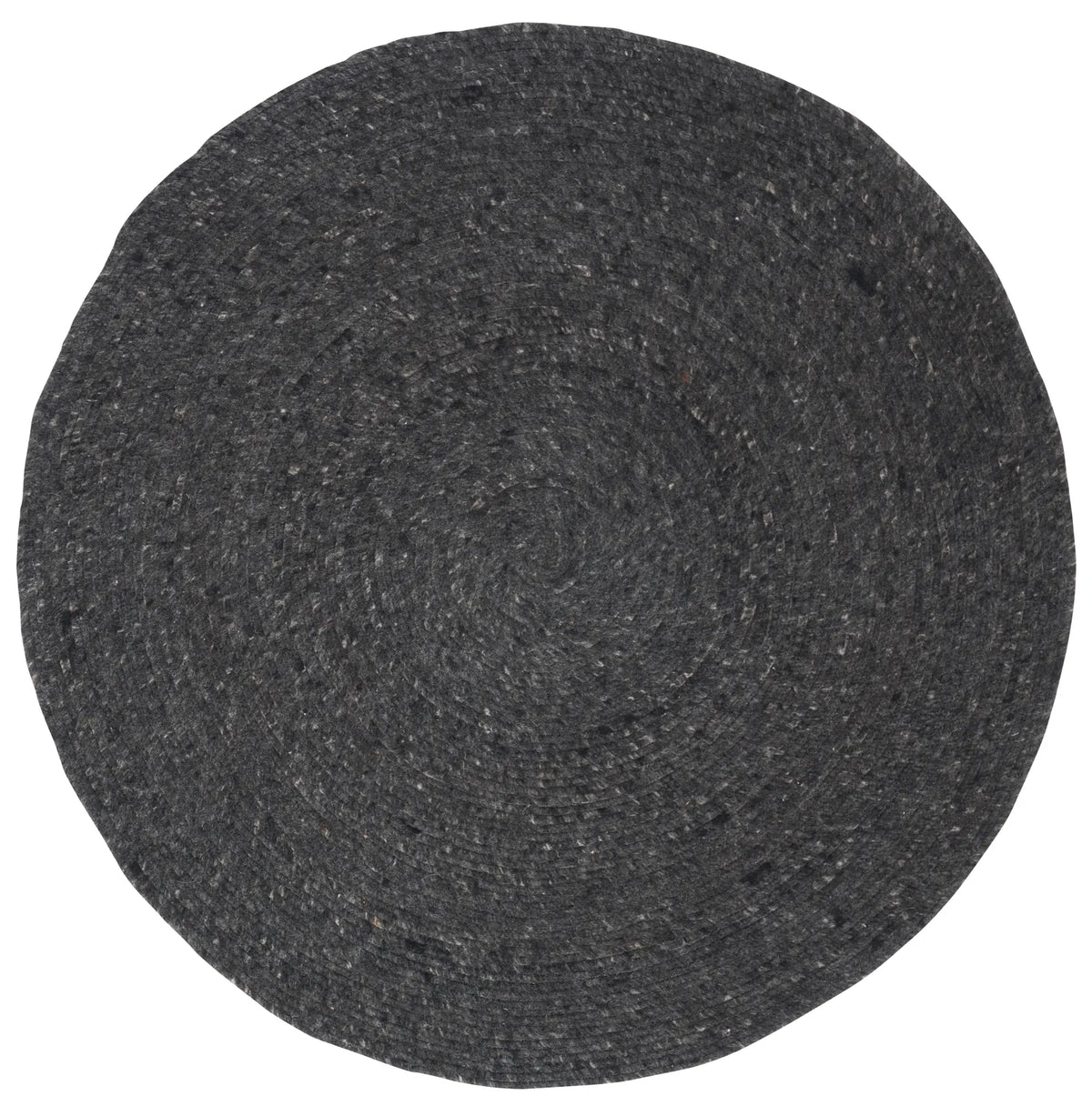 Safavieh Braided 3'-0" x 3'-0" Rug in Black