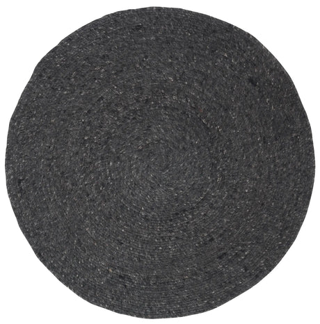 Safavieh Braided 3'-0" x 3'-0" Rug in Black
