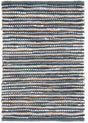 Safavieh Vintage Leather 2'-0" x 3'-0" Rug in Dark Grey / Ivory