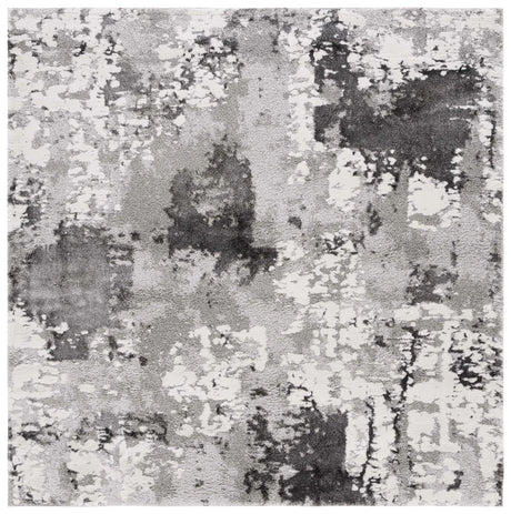 Safavieh Century 300 6'-7" x 6'-7" Rug in Grey / Ivory