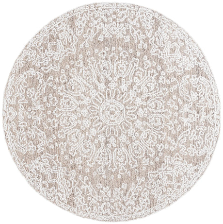 Safavieh Ebony 6'-0" x 6'-0" Rug in Ivory / Brown