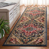 Safavieh Kashan 2'-6" x 8'-0" Rug in Blue / Beige