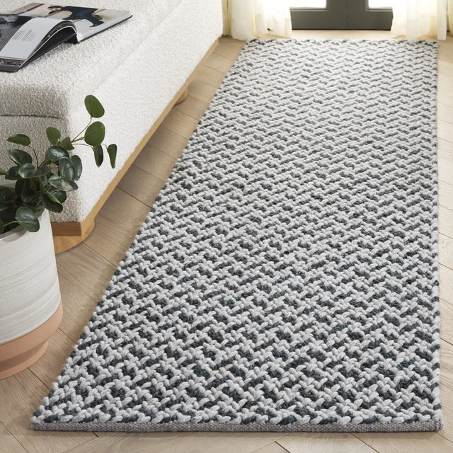 Safavieh Natural Fiber Couture 2'-3" x 8'-0" Rug in Teal / Grey