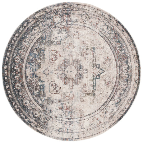 Safavieh Vintage Persian 5'-0" x 5'-0" Rug in Ivory / Green