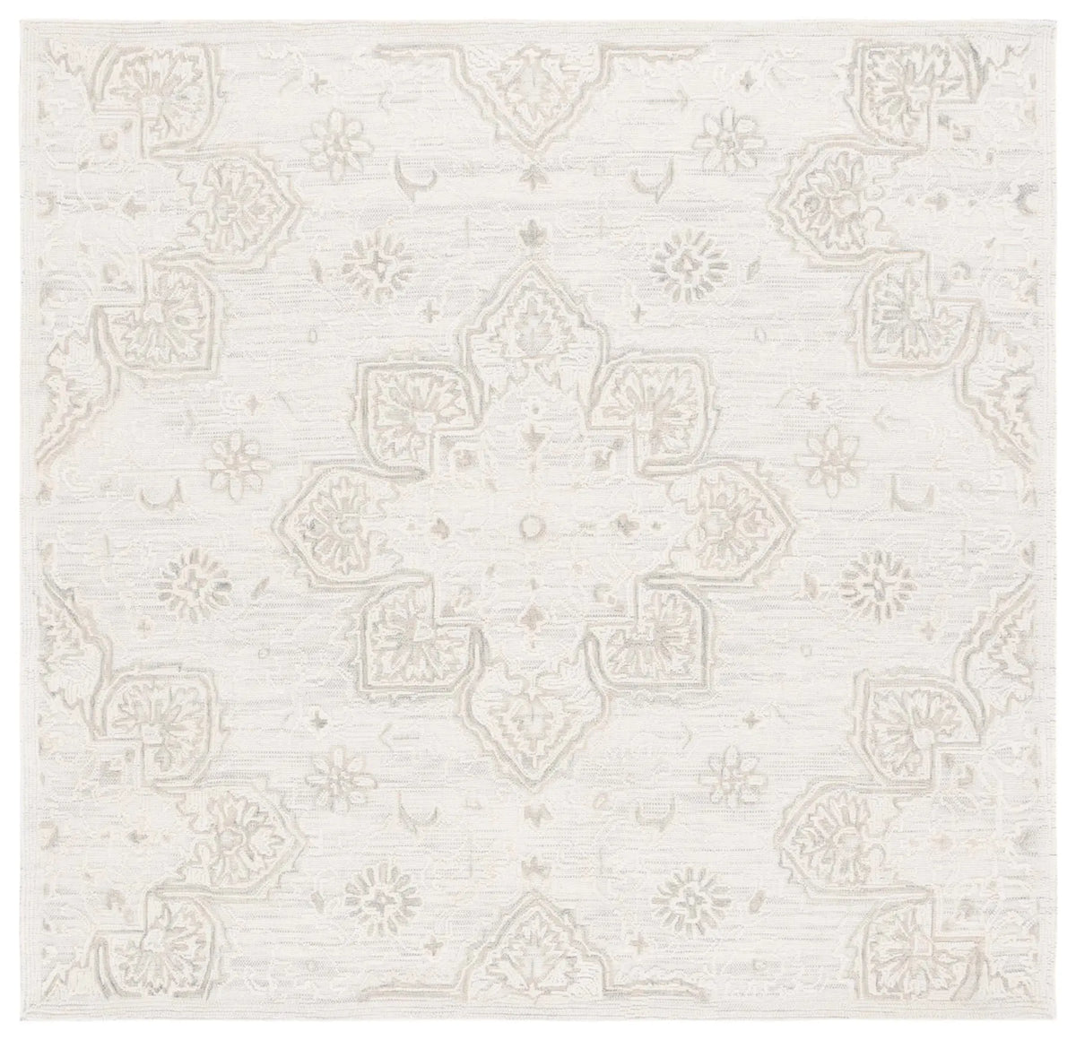 Safavieh Trace 6'-0" x 6'-0" Rug in Grey / Ivory